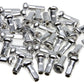 Nipple CNC BRASS Silver 12mm